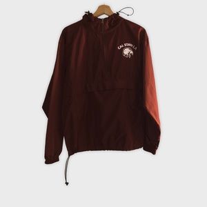 Burgundy Cal State La Windbreaker